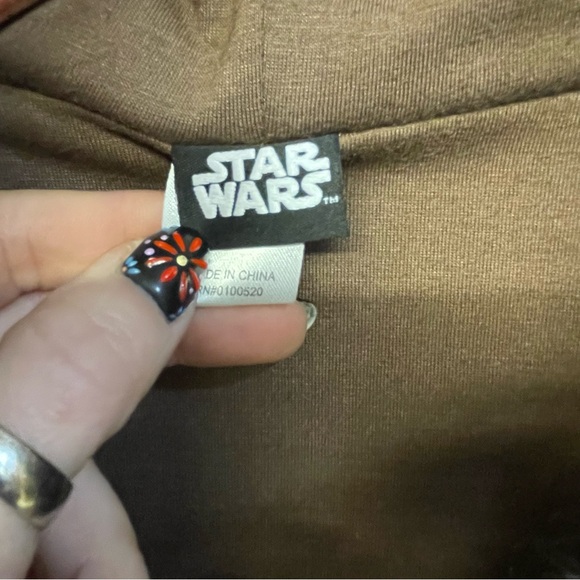 Star Wars Brown Faux Fur Kids Jacket - Picture 3 of 3